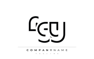 RGY abstract letter design. Modern Business Logo Design With Abstract Typography and Contemporary Style
