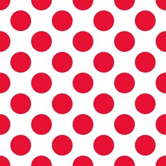 red polka dots pattern