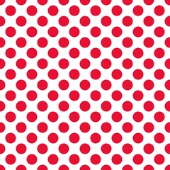 red polka dots pattern