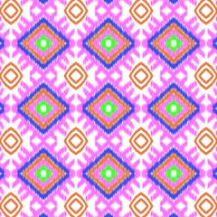 seamless pattern with colorful geometric shapes