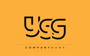 YGG abstract letter design. Modern Business Logo Design With Abstract Typography and Contemporary Style