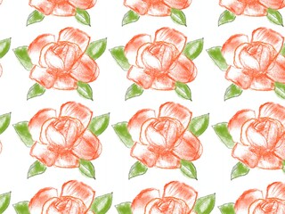 set of flowers