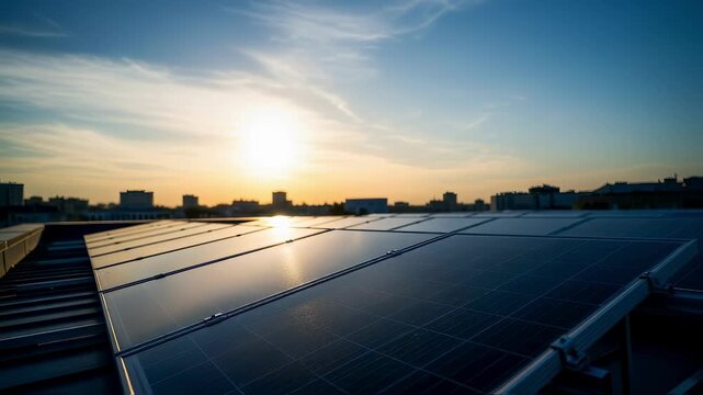Roofmounted solar system utilizing natural sunlight to reduce carbon footprint.