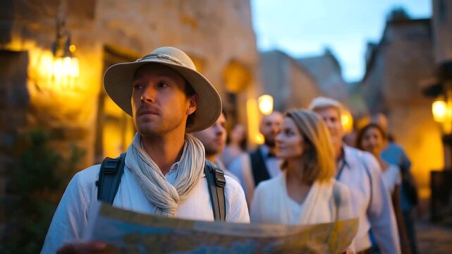 Historical Town Tour with Local Guide and Tourist Group