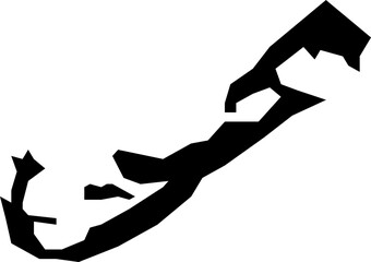 Bermuda map (Mercator projection)