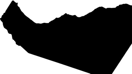 Somaliland map (Mercator projection)