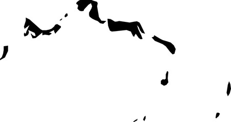 Turks and Caicos Is map (Mercator projection)