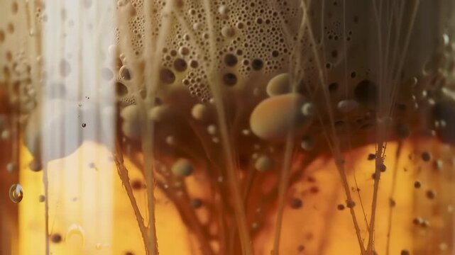 Beer Close-Up: Bubbles and Texture