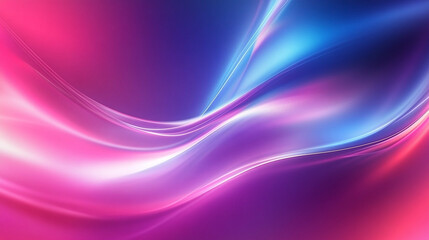 Abstract vibrant wave patterns in pink and blue hues, creating a dynamic background