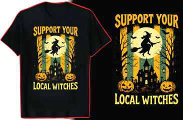 Naklejka premium Halloween T-Shirt Design, Spooky Ghost Shirt for October 31st, Haunted House Costume Tee, Trick or Treat Outfit, Scary Face Art for Party Wear