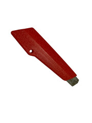 Isolated Red Plastic Pry Tool for Opening Electronic Devices Accessory