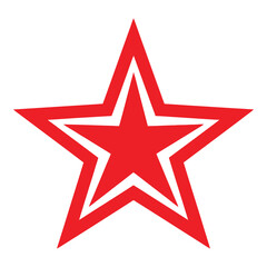 Christmas star design element