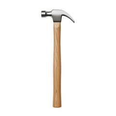 Claw hammer with a wooden handle