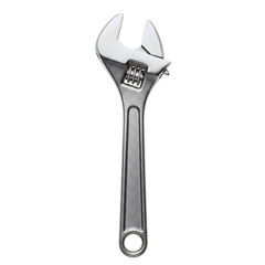 Adjustable wrench, isolated on transparent background