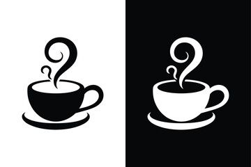 Espresso icon vector on White Background ,Vector Art Illustration on white background.