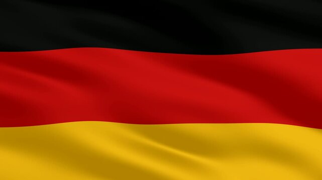 Germany&rsquo;s national flag sways proudly, displayed with clarity against a premium and exclusive quality backdrop