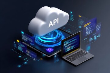 Application interface model: program link, input request, output response, code module, software portal, function trigger, system node, network action, command structure, process route, data path