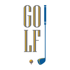 A simple design of golf club logo.