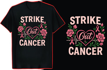 Obraz premium Breast Cancer Awareness T-Shirt Design, In October We Wear Pink Shirt, Pink Ribbon Graphic Tee for Women, Support Fighter Survivor Quote Shirt