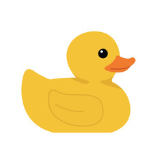 Illustration of a rubber duck toy