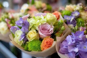 Celebration of first bell with vibrant flowers symbolizing joy and new beginnings for students in school