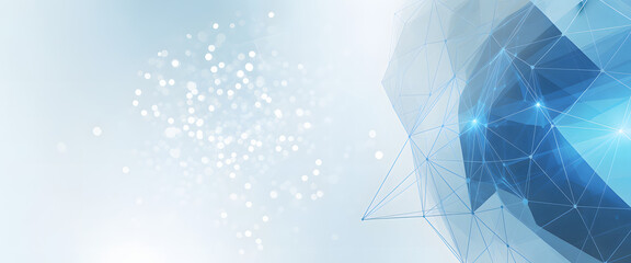 Abstract Geometric: An eye-catching abstract artwork that blends geometric forms with a touch of digital design, evoking a sense of depth and technological prowess.