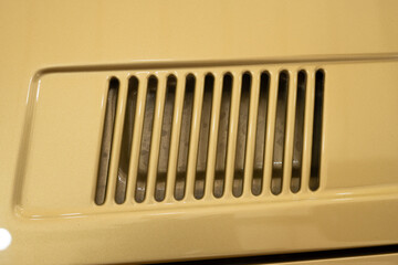 Vintage Car Hood Vent Detail

