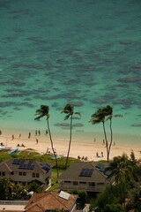 Naklejka premium Lanikai beach in Hawaii