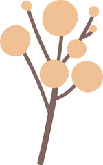 Branch with Round Berries