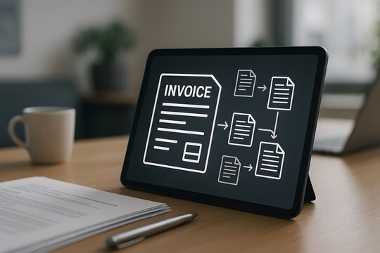 Streamline business document digital invoice process workflow automation tool