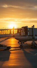 Sunrise at Airport