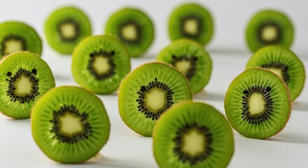 Sliced kiwi pattern