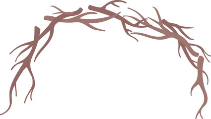 Curved Branches Frame