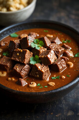 Creamy Peanut Beef Mafe