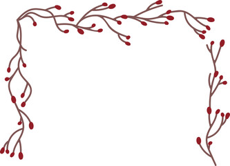 Decorative Branch Sqaure Frame