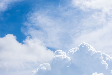 夏の空　青空ともくもくの雲07