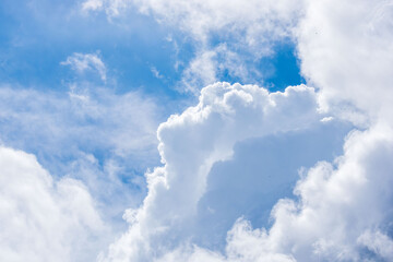 夏の空　青空ともくもくの雲08
