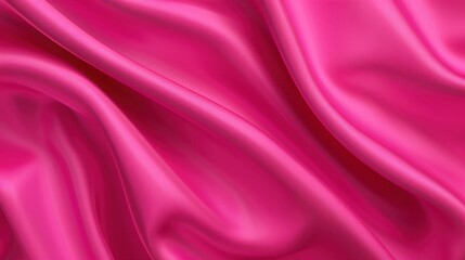 Obraz premium Luxurious dark pink silk, rich in texture and color. Perfect for elegant designs and festive occasions.