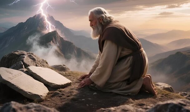 The Ten Commandments: God&rsquo;s Moral Law Delivered to Moses on Mount Sinai