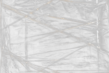 Transparant wrinkled plastic, white plastic or polyethylene bag texture, macro,no background