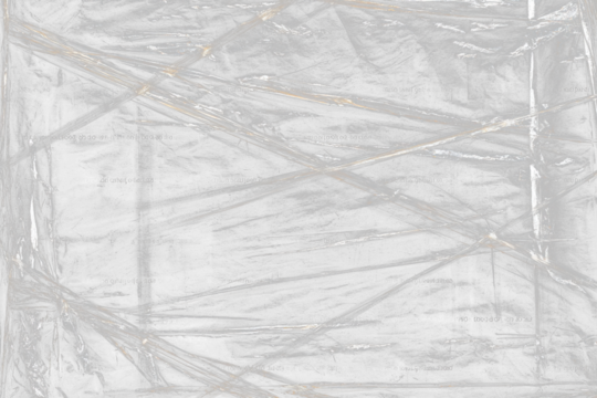 Transparant wrinkled plastic, white plastic or polyethylene bag texture, macro,no background