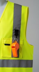 Safety vest with whistle (1)