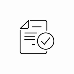 document done icon sign vector