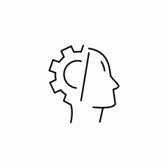 mind psychology icon sign vector
