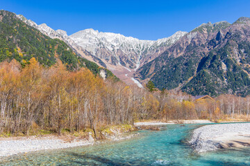 日本の風景　長野　晩秋の上高地　