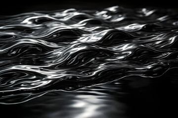 Mercury Liquid Waves
