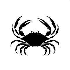 crab isolated on white background