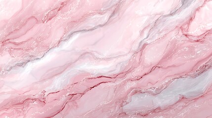 Soft pink marble texture with white and grey veins background