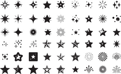 Star and Sparkle Icon