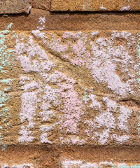 Stone and chalk close-up texture background.
